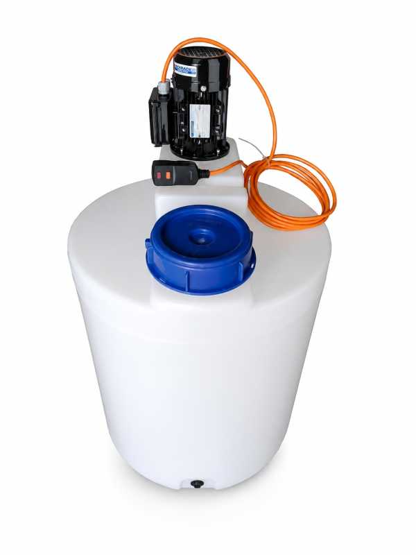 Dosierbehälter 40 Liter PE mit Rührwerk